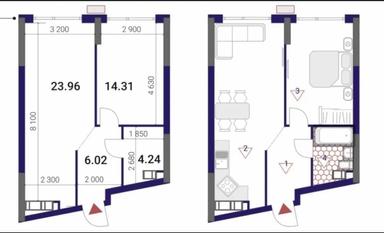1-кімнатна квартира за адресою вул. Причальна (площа 49 м²) - Atlanta.ua - фото 12