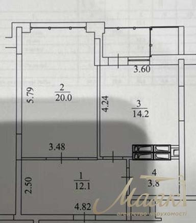 1-кімнатна квартира за адресою бульвар Дружби Народів (площа 54,7 м²) - Atlanta.ua - фото 48