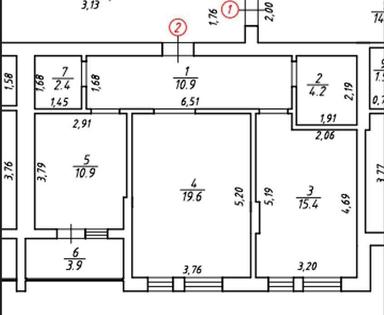2-кімнатна квартира за адресою (площа 68 м²) - Atlanta.ua - фото 20