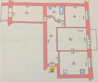 3-кімнатна квартира за адресою вул. Приморська (площа 68 м²) - Atlanta.ua - фото 46