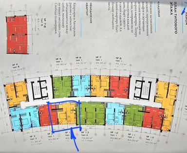 1-комнатная квартира по адресу ул. Победы (площадь 43 м²) - Atlanta.ua - фото 10