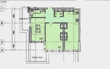 2-rooms apartment apartment by the address (area 74,5 m²) - Atlanta.ua - photo 8