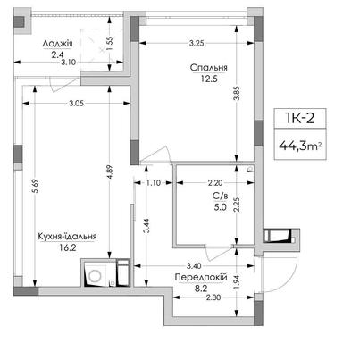 1-room apartment apartment by the address st. Ogloblina Aleksandra (area 44,3 m²) - Atlanta.ua - photo 10