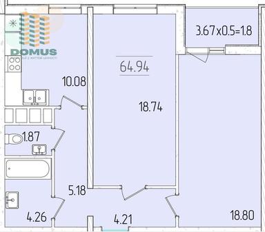 2-кімнатна квартира за адресою вул. Танкістів (площа 65 м²) - Atlanta.ua - фото 17