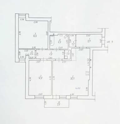 1-комнатная квартира по адресу ул. Заболотного ак. (площадь 75 м²) - Atlanta.ua - фото 24