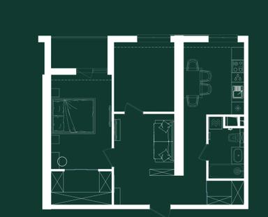 2-rooms apartment apartment by the address st. Kulikovo pole pl Oktyabrskoy revolyutsii pl (area 62,5 m²) - Atlanta.ua - photo 21