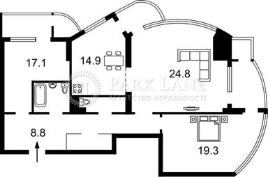 3-кімнатна квартира за адресою (площа 107 м²) - Atlanta.ua - фото 19