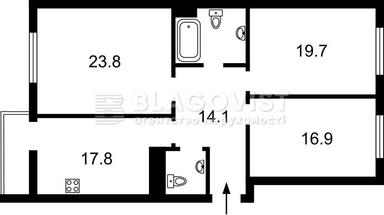 3-комнатная квартира по адресу ул. Шолуденка (площадь 102 м²) - Atlanta.ua - фото 18