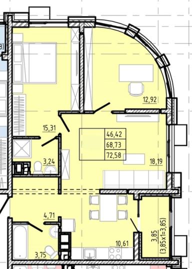 Commercial real estate at (area 73 m²) - Atlanta.ua - photo 18