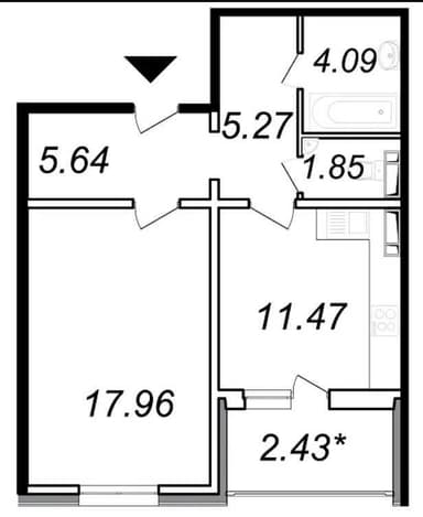 1-комнатная квартира по адресу ул. Замковецкая (площадь 48,7 м²) - Atlanta.ua - imageAlt 16