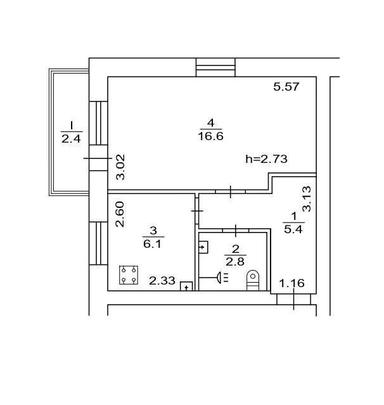 1-room apartment apartment by the address st. Ruzhinskaya (area 33,3 m²) - Atlanta.ua - photo 23