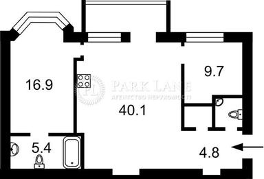 2-кімнатна квартира за адресою вул. Заньковецької (площа 83 м²) - Atlanta.ua - фото 47