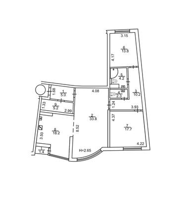 3-комнатная квартира по адресу наб. Днепровская (площадь 120 м²) - Atlanta.ua - фото 37