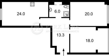 2-кімнатна квартира за адресою бульвар Дружби Народів (площа 83 м²) - Atlanta.ua - фото 15