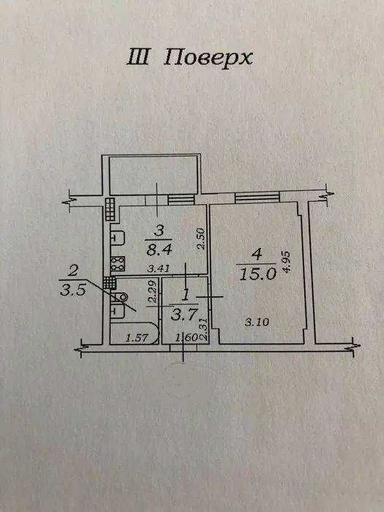 1-кімнатна квартира за адресою вул. Фруктова (площа 32 м²) - Atlanta.ua - фото 18