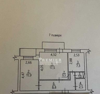 2-комнатная квартира по адресу ул. Киевская (площадь 52 м²) - Atlanta.ua - фото 14