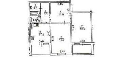 2-комнатная квартира по адресу ул. Милославская (площадь 78 м²) - Atlanta.ua - фото 36