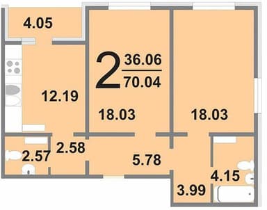2-комнатная квартира по адресу (площадь 70 м²) - Atlanta.ua - imageAlt 15
