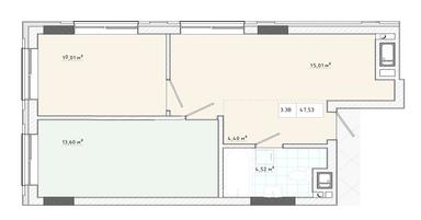 2-кімнатна квартира за адресою вул. Антоненка-Давидовича (площа 48 м²) - Atlanta.ua - фото 4