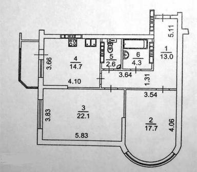 2-кімнатна квартира за адресою (площа 77,4 м²) - Atlanta.ua - фото 48