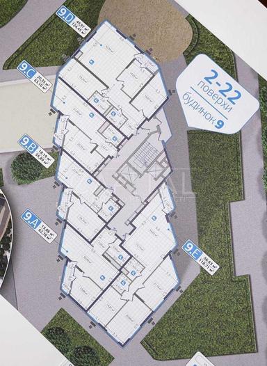 1-кімнатна квартира за адресою (площа 55,9 м²) - Atlanta.ua - фото 20