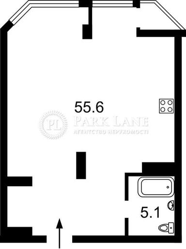 1-комнатная квартира по адресу бульвар Дружбы Народов (площадь 62 м²) - Atlanta.ua - фото 24
