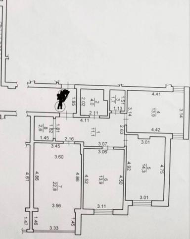 3-кімнатна квартира за адресою (площа 84 м²) - Atlanta.ua - фото 12