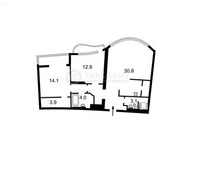 2-кімнатна квартира за адресою вул. Іллєнка Юрія (площа 76,9 м²) - Atlanta.ua - фото 26