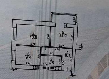 2-кімнатна квартира за адресою (площа 50,7 м²) - Atlanta.ua - фото 13