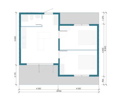 Дом по адресу (площадь 58 м²) - Atlanta.ua - фото 11