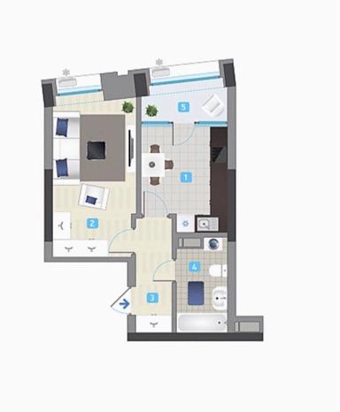 1-room apartment apartment by the address (area 44 m²) - Atlanta.ua - photo 28