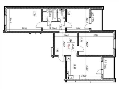 3-комнатная квартира по адресу ул. Коноплянская (площадь 93 м²) - Atlanta.ua - фото 22