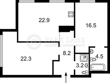 2-кімнатна квартира за адресою вул. Дмитрівська (площа 79 м²) - Atlanta.ua - фото 46