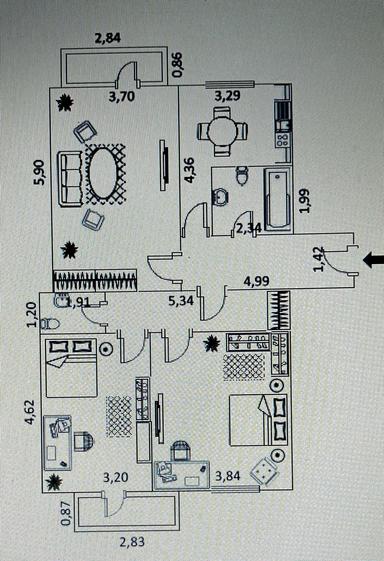 3-кімнатна квартира за адресою (площа 80 м²) - Atlanta.ua - фото 9