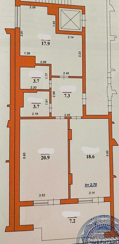 2-rooms apartment apartment by the address st. Petefi Shandora pl (area 79,3 m²) - Atlanta.ua - photo 15