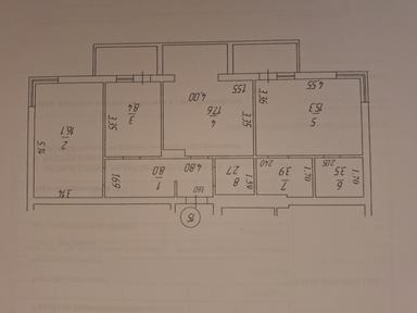 3-комнатная квартира по адресу ул. Спортивная (площадь 82 м²) - Atlanta.ua - фото 16
