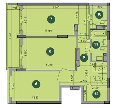 Багатокімнатна квартира за адресою (площа 155 м²) - Atlanta.ua - фото 15