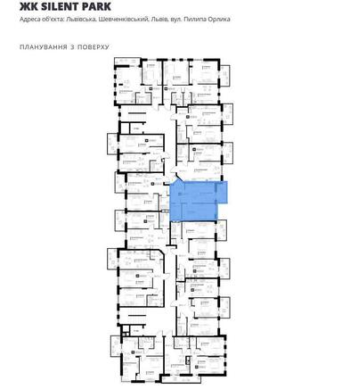 1-кімнатна квартира за адресою вул. Орлика Пилипа (площа 40,7 м²) - Atlanta.ua - фото 22