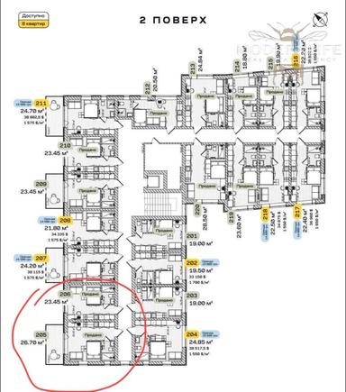 2-кімнатна квартира за адресою вул. Ольжича (площа 50,2 м²) - Atlanta.ua - фото 15
