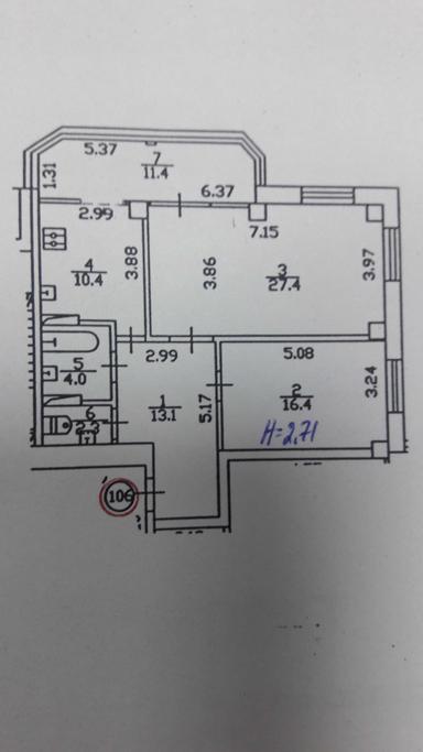 2-кімнатна квартира за адресою (площа 85 м²) - Atlanta.ua - фото 44