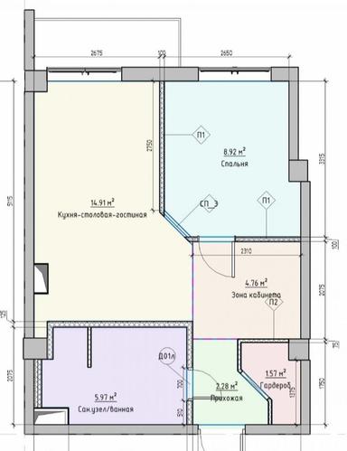 1-кімнатна квартира за адресою вул. Михайлівська (площа 42 м²) - Atlanta.ua - фото 19