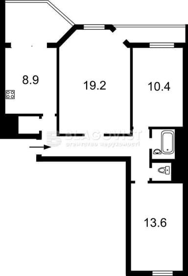 3-кімнатна квартира за адресою вул. Польова (площа 72,4 м²) - Atlanta.ua - фото 43