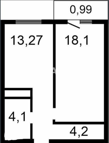 1-кімнатна квартира за адресою (площа 44,4 м²) - Atlanta.ua - фото 14