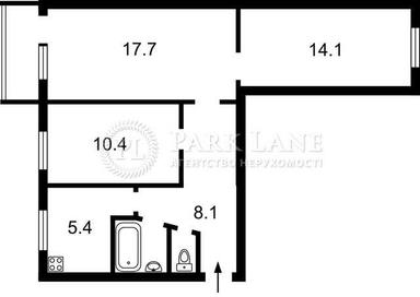 3-комнатная квартира по адресу (площадь 60 м²) - Atlanta.ua - фото 10