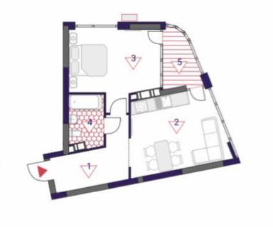 1-room apartment apartment by the address st. Ul Prichalnaya (area 55,4 m²) - Atlanta.ua - photo 13