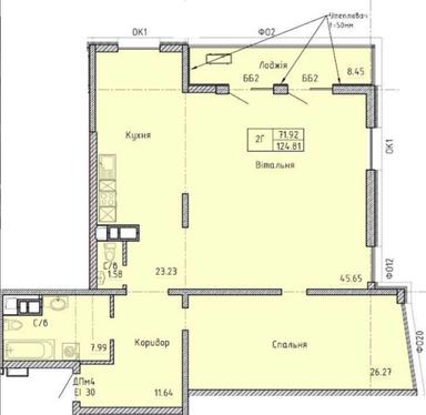 3-комнатная квартира по адресу ул. Східна (площадь 124 м²) - Atlanta.ua - фото 16