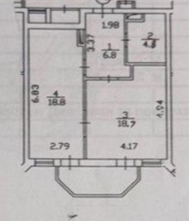 1-кімнатна квартира за адресою вул. Пчілки (площа 56 м²) - Atlanta.ua - фото 26