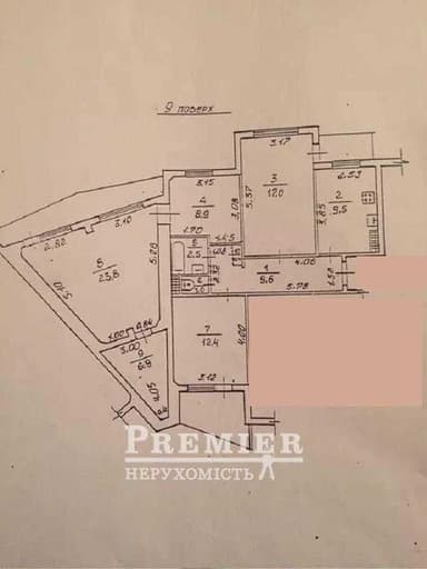 Многокомнатная квартира по адресу Куликово поле пл. (площадь 99 м²) - Atlanta.ua - фото 10