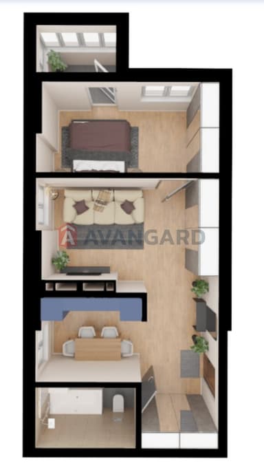 2-комнатная квартира по адресу (площадь 50 м²) - Atlanta.ua - imageAlt 35