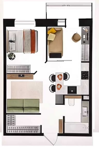 2-комнатная квартира по адресу ул. Танкистов (площадь 54 м²) - Atlanta.ua - imageAlt 4